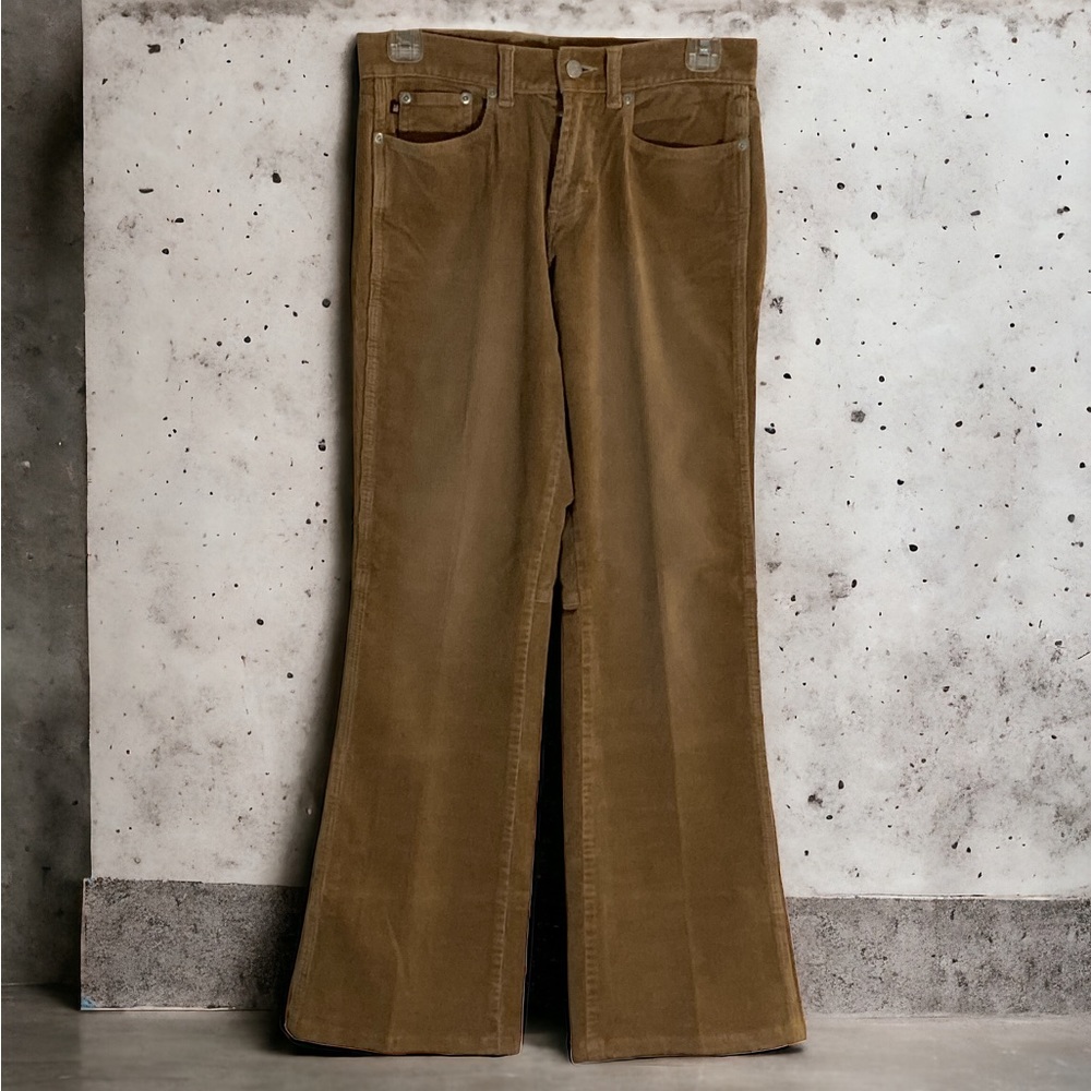 Vintage Polo Ralph Lauren Corduroy Pants Tan Sz 2 EUC